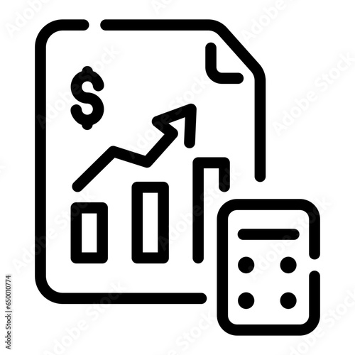 profit Line Icon