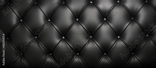 Black seamless leather texture for modern interior elegance
