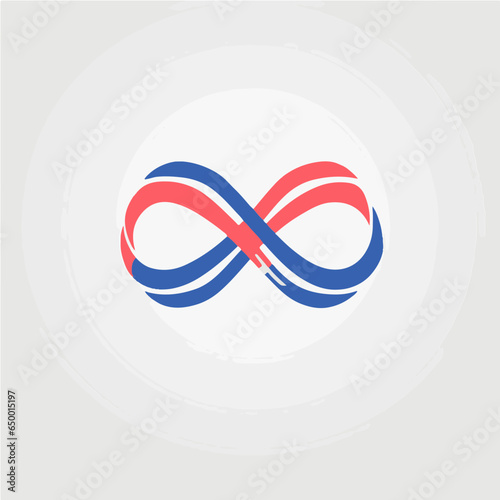 abstract ribbon vector art