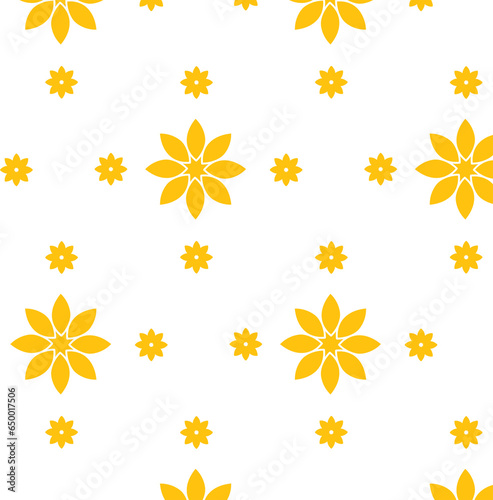 Digital png illustration of rows of yellow flowers on transparent background © vectorfusionart