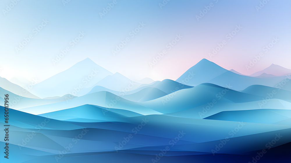 abstract blue background with triangles