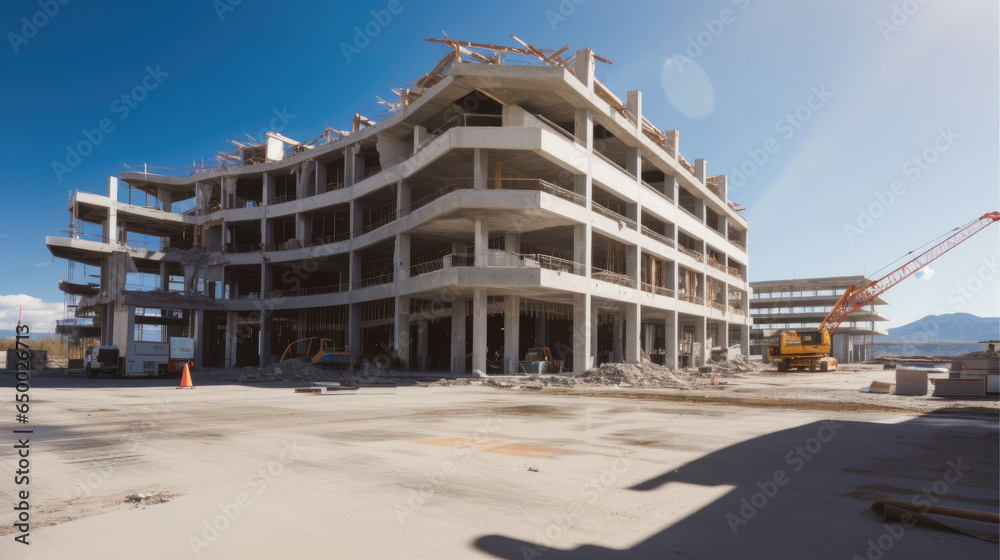 Construction site, Building site. Construction site, Building site.