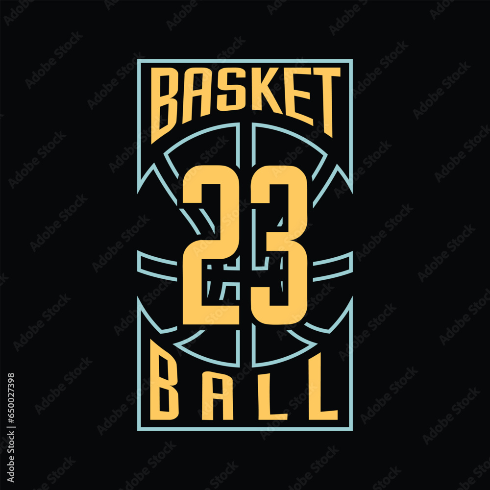 Basketball t-shirt and apparel design