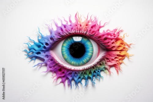 Colorful eye illustration