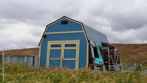 Blue Barn on Farm photo