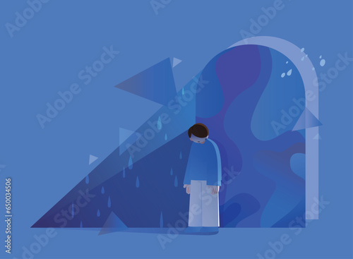 심리질환, 마음건강 일러스트 05
