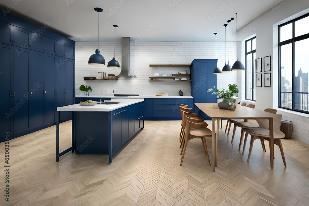 Obraz premium modern kitchen interior