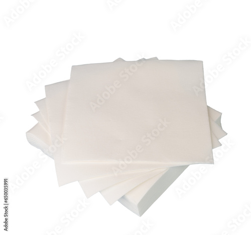 Obraz na płótnie White paper napkins w salonie