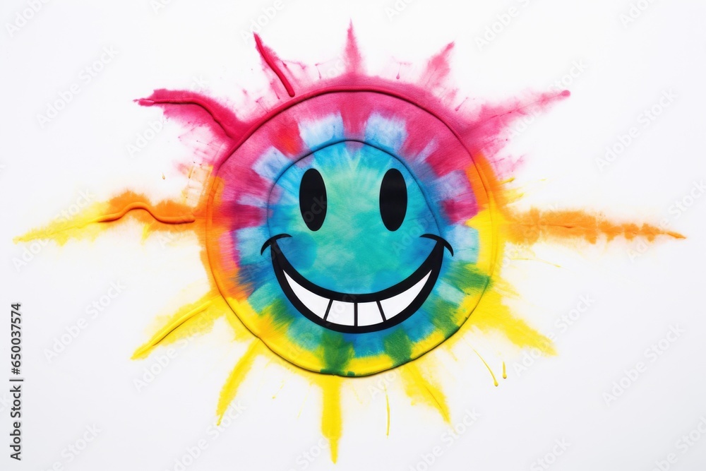 Colorful smile background