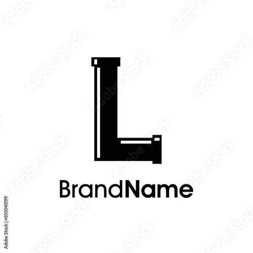 Modern Initial L Plumbing Logo