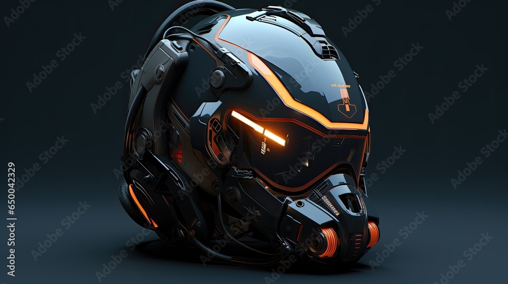 Science Fiction Helmet, Robot Head Science Fiction Helmet, Robot Head