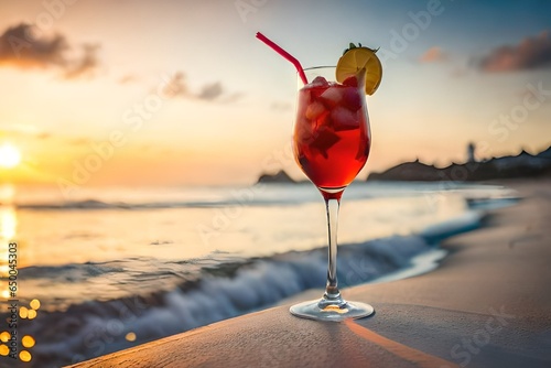 cocktail on the beach © ahmad
