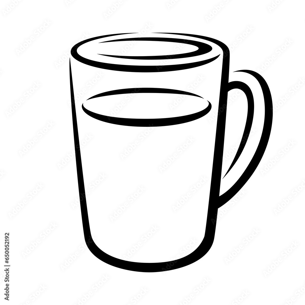 Cup of tea. Illustration of traditional drink. Cup of tea. Illustration of traditional drink.