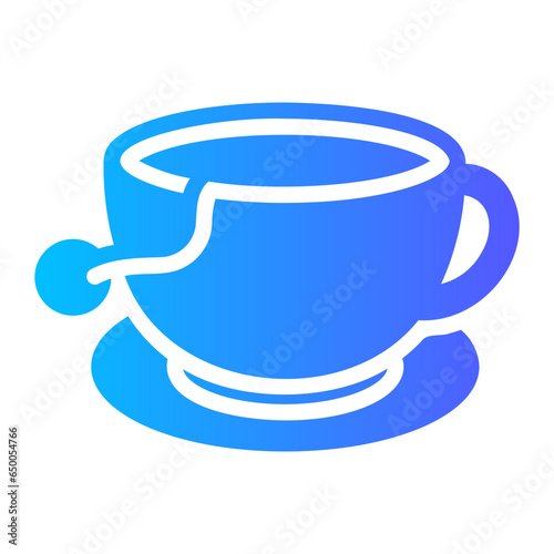 herbal tea Gradient icon