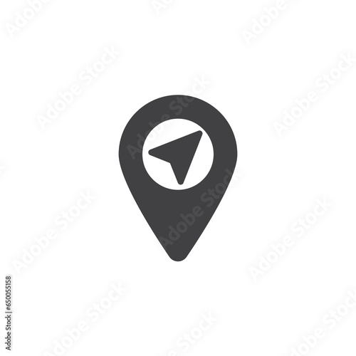 Location pin vector icon