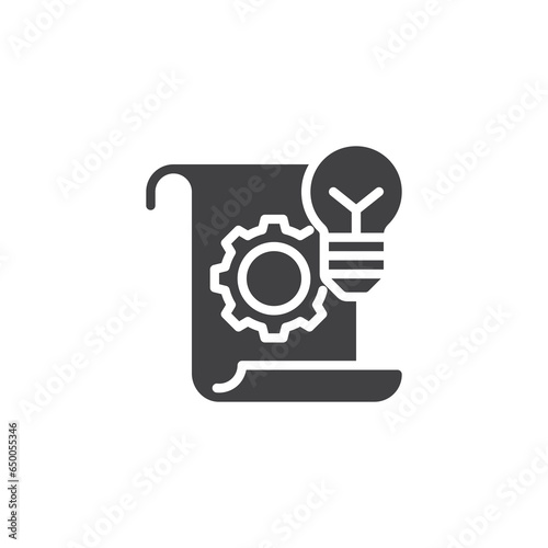 Creative planning vector icon