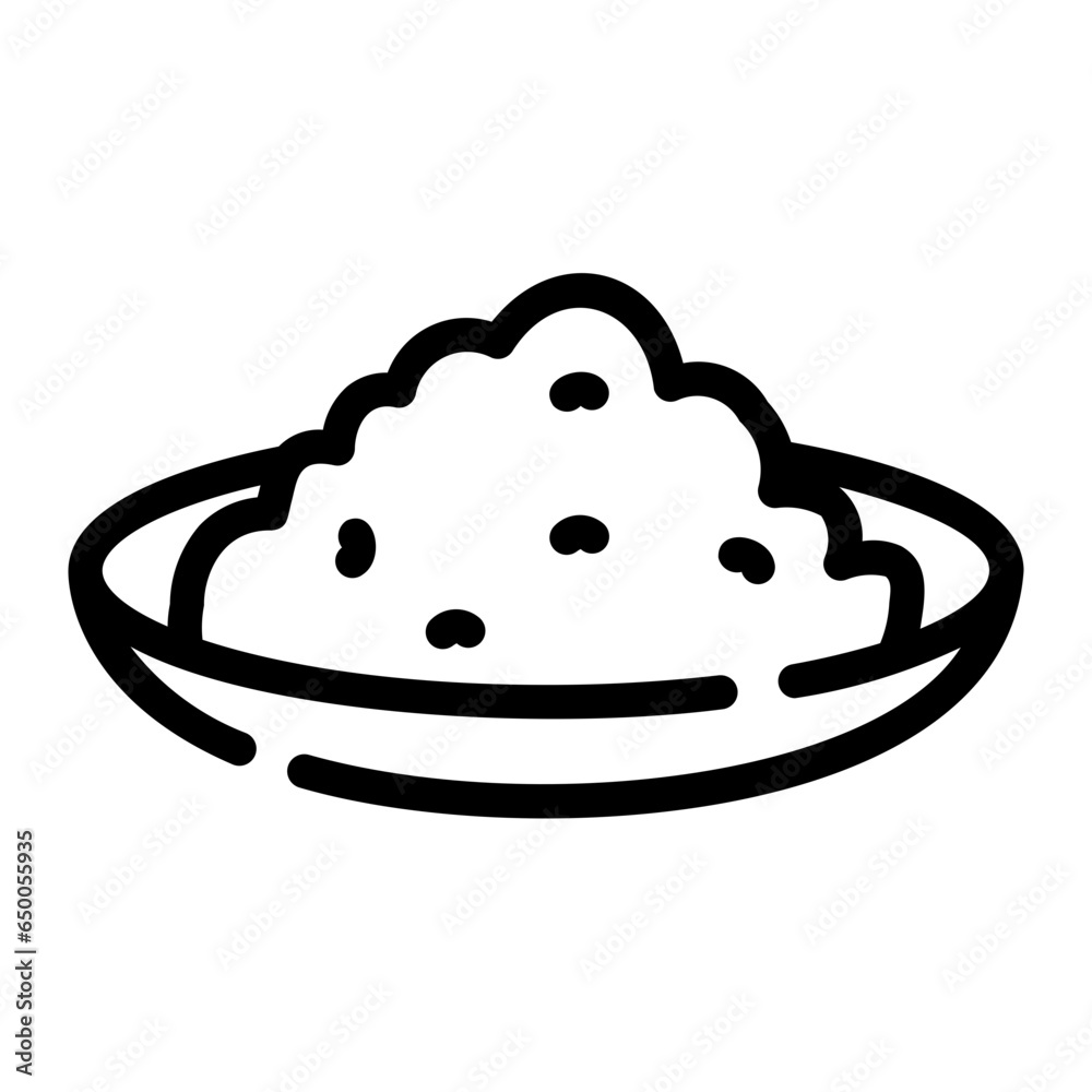 rice Line Icon rice Line Icon