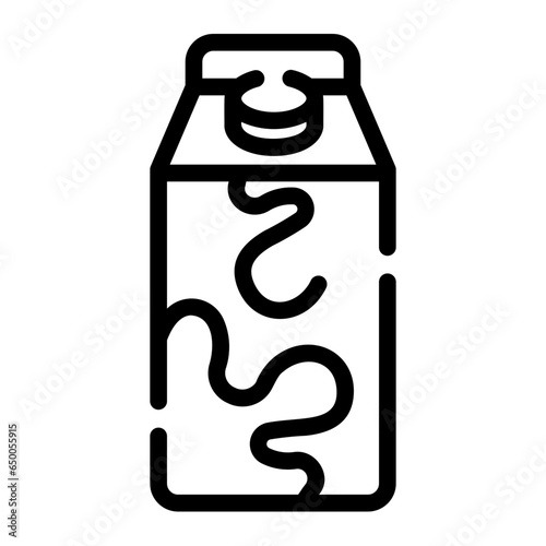 soy milk Line Icon