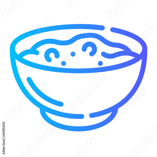 porridge Line Gradient Icon