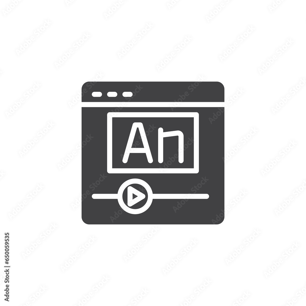 UI Animation vector icon