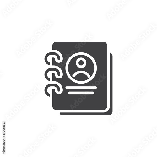 Employee handbook vector icon