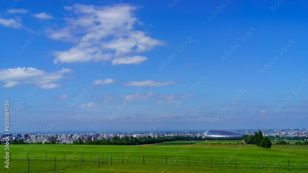 北海道札幌羊ヶ丘から見る景色