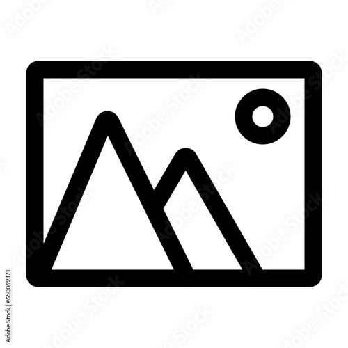 Outline icon for web. Furniture and household