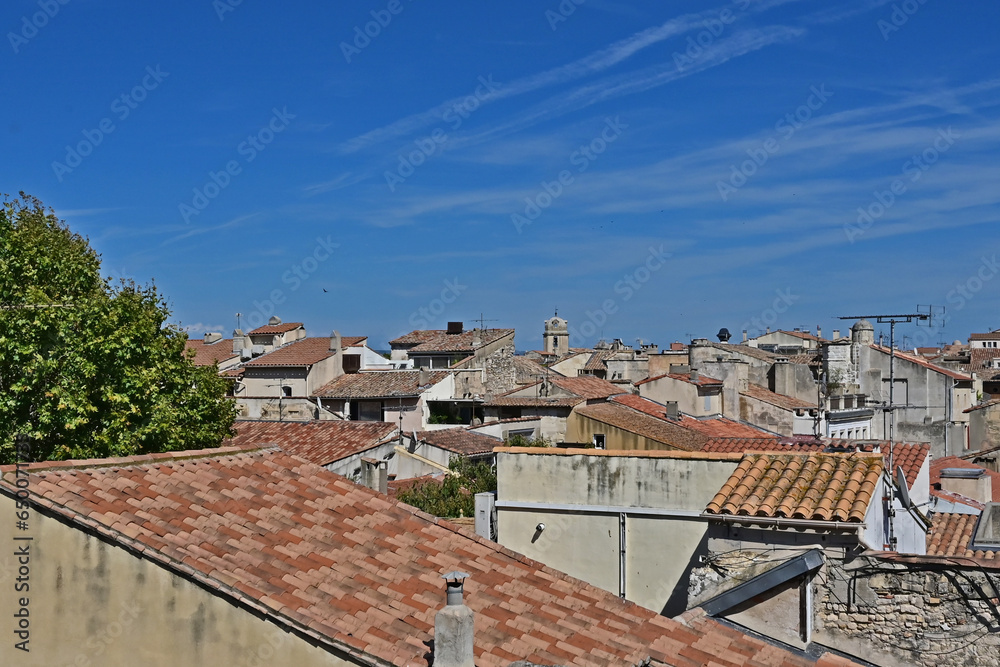 Arles, tetti e case provenzali - Provenza, Francia
