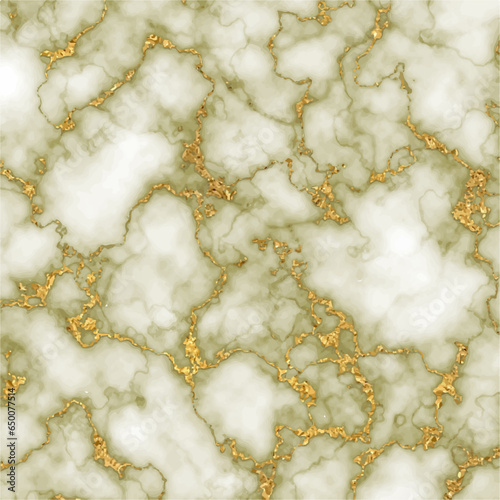 Gold marble texture with abstract white background. Marble surface with gold coated tint . Abstract golden glitter marbling seamless pattern for tile ,interior or card template vector 