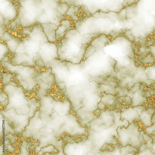 Gold marble texture with abstract white background. Marble surface with gold coated tint . Abstract golden glitter marbling seamless pattern for tile ,interior or card template vector 