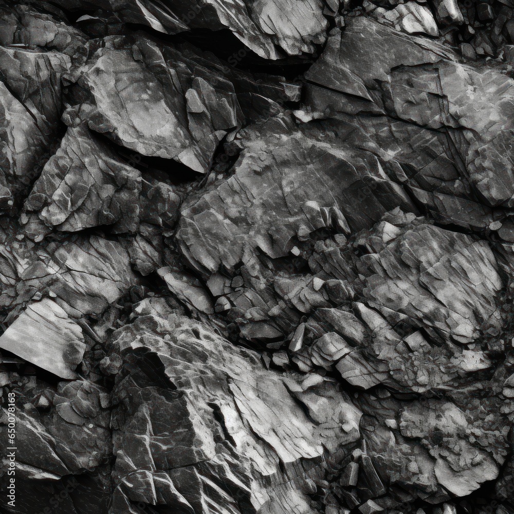 Black and white rock texture pattern background Black and white rock texture pattern background