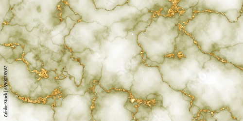 Gold marble texture with abstract white background. Marble surface with gold coated tint . Abstract golden glitter marbling seamless pattern for tile ,interior or card template vector 