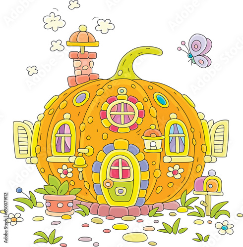 Little pretty pumpkin house...