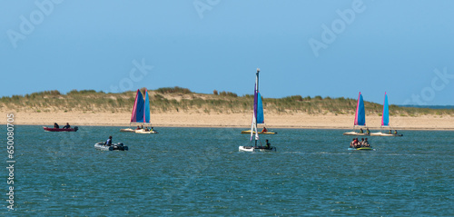 Voilier, Catamaran, Bonne Anse, La Palmyre, Les Mathes, 17, Charente Maritime, France photo