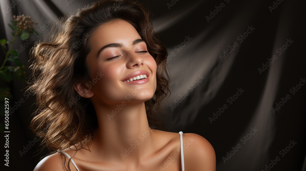 Woman’s Skincare and Beauty Cosmetics: Face Care, Facial Treatment, Cosmetology, and Spa Concept Woman’s Skincare and Beauty Cosmetics: Face Care, Facial Treatment, Cosmetology, and Spa Concept