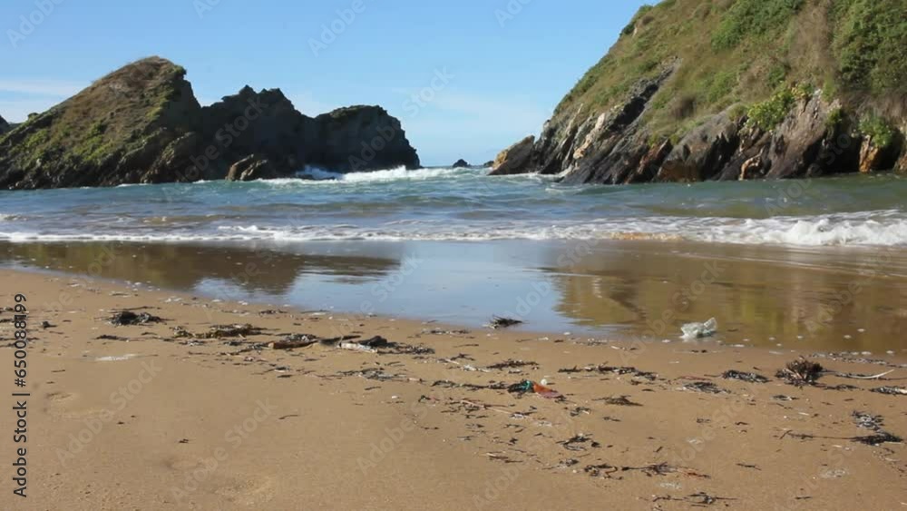 San Roman beach in Vicedo, Spain San Roman beach in Vicedo, Spain