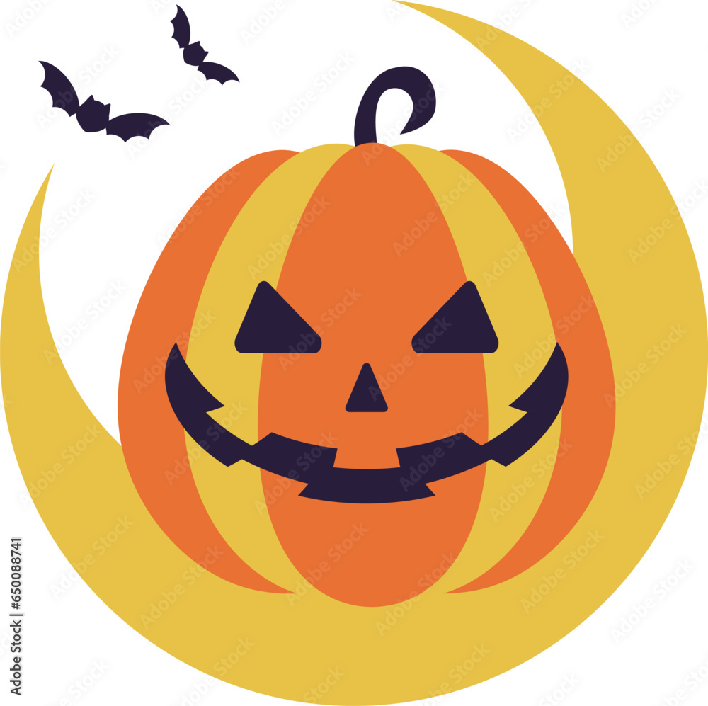 ジャックオーランタンのハロウィンアイコン ジャックオーランタンのハロウィンアイコン