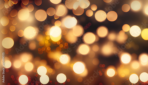 Gold abstract bokeh background.