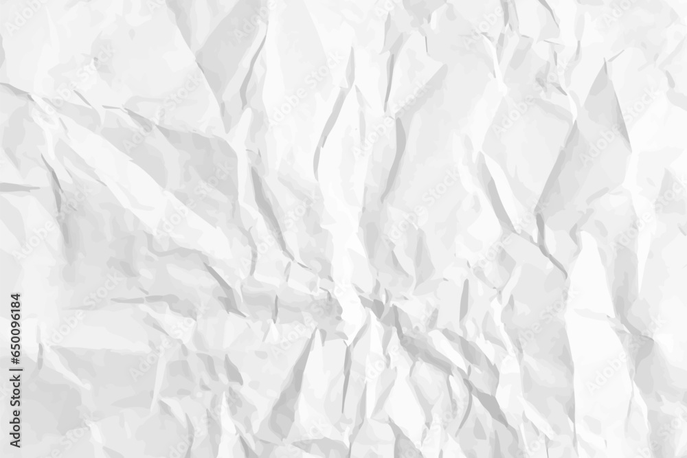 Obraz premium White clean crumpled paper