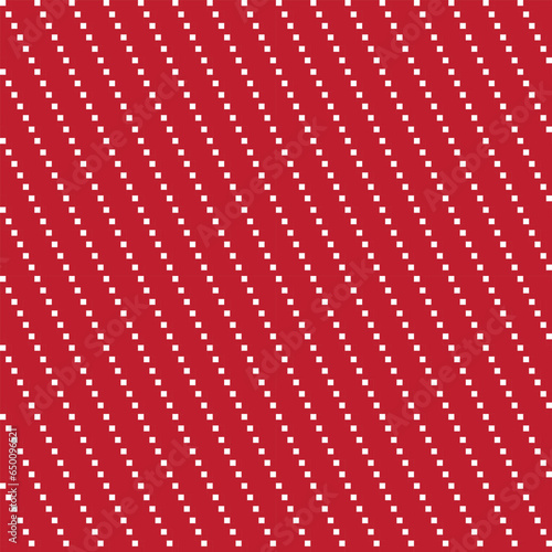 Red Textured Fair Isle Seamless Pattern Design