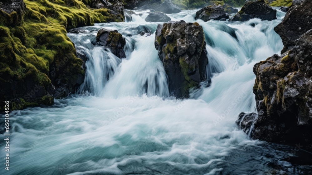 Breathtaking Cascades: Incredible Real-Life Capture of a Magnificent Waterfall
