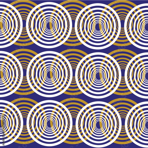 Chute circle ‘ gold circle’ blue background