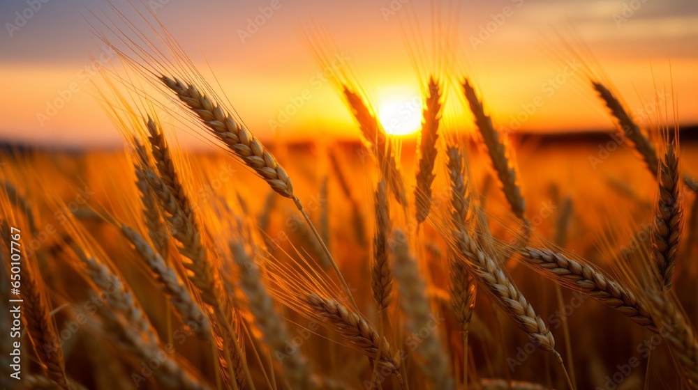 Fields of Gold: Captivating Golden Wheat Fields at Dusk Fields of Gold: Captivating Golden Wheat Fields at Dusk