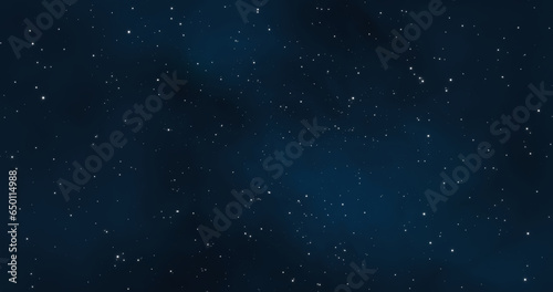 Fototapeta Naklejka Na Ścianę i Meble -  Space background with nebula and shining stars. Giant interstellar cloud. Infinite universe