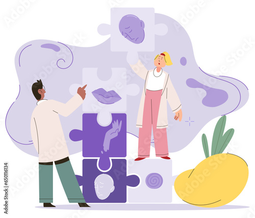 Dialog between male psychologist, psychoanalyst or psychotherapist and patient. Psychotherapy, psychotherapeutic aid for adults. Mental therapy session, correction of patients behavior and emotions