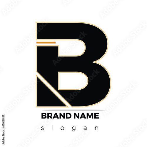 Letter B Professional logo for all kinds of business. vector design