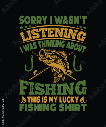 fishing t-shirt design, river, illustration, water, rod, vintage, typography, apparel, element, salmon,