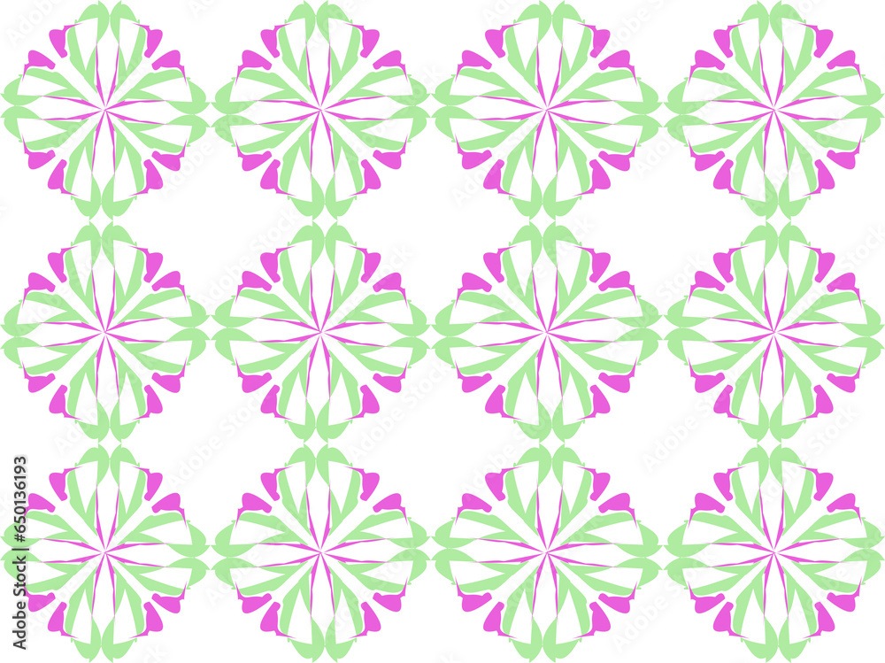 Fototapeta premium seamless pattern with pink flowers