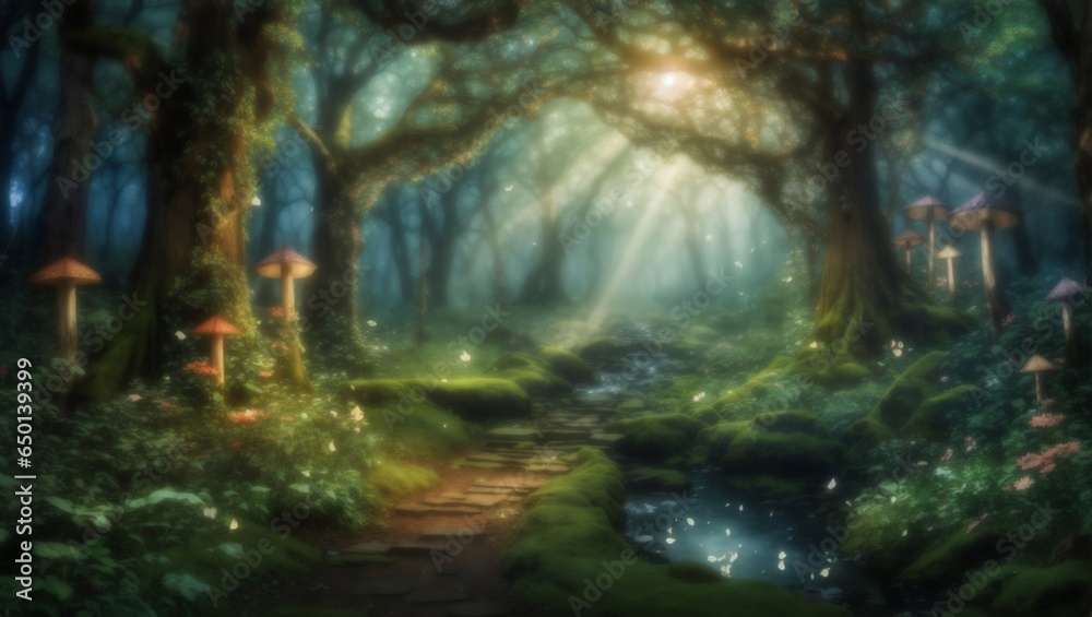 Enchanted Forest: Mystical Woodland Serenity