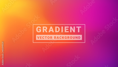 Abstract blur mesh pink orange yellow purple gradient background in bright multi-color.smooth banner template.